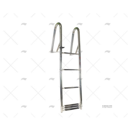 PLATAFORMA BAÑO, INOX c/TECA, 450 x 390 mm, TUBO 25mm